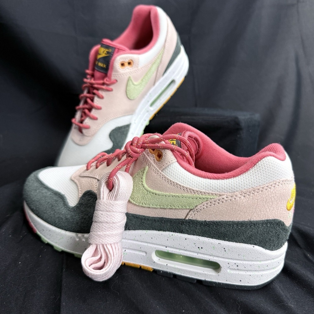 Nike Mens Air Max 1 Easter Celebration Leather Sneakers Shoes FZ4133-640 Sz 8.5